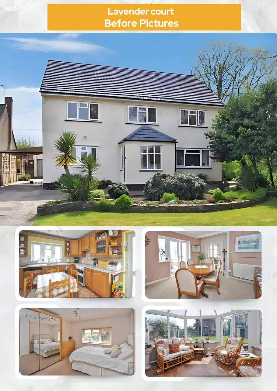 Property portfolio page 3: Lavender Court before pictures