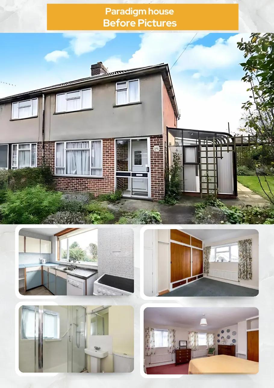 Property portfolio page 12: Paradigm House before pictures