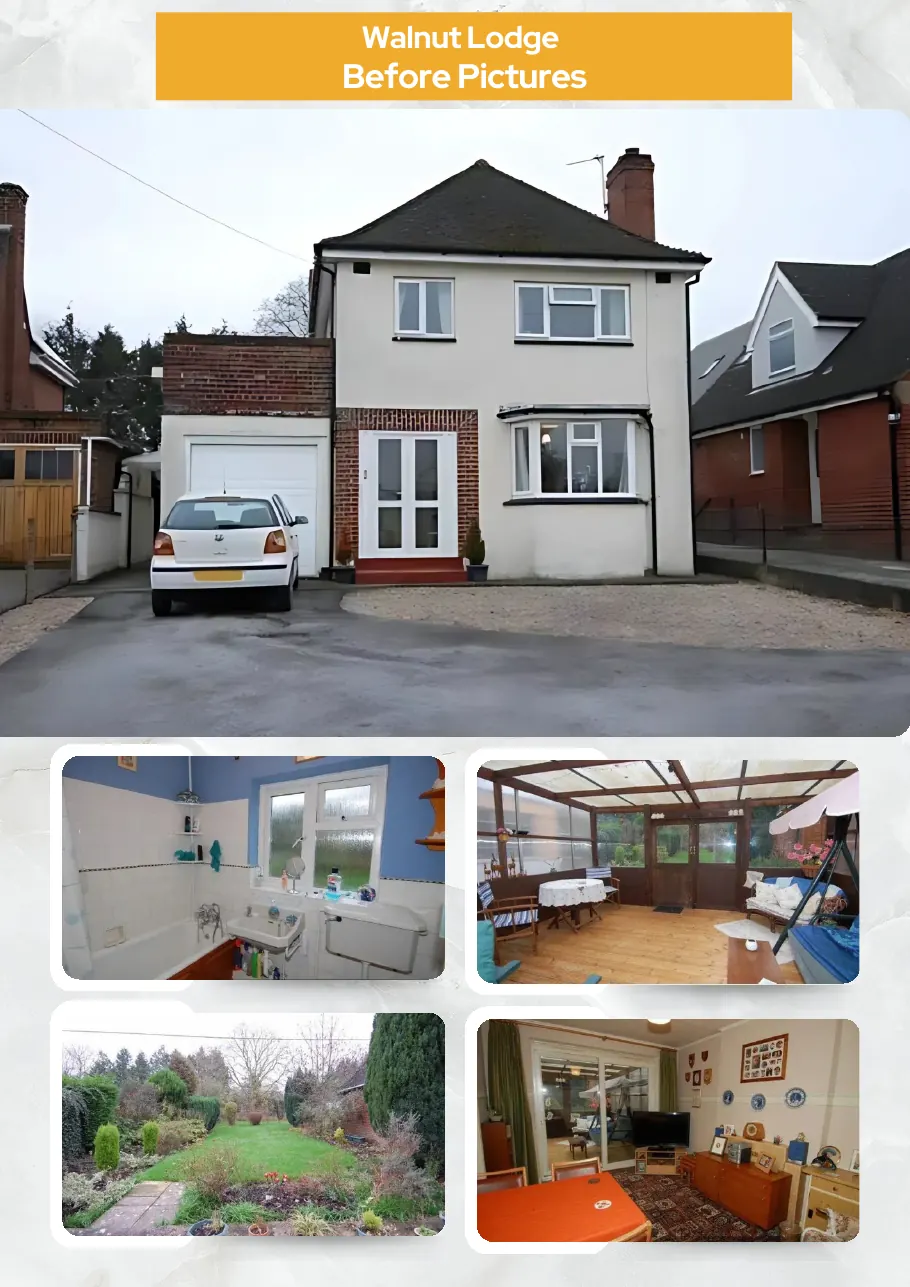 Property portfolio page 18: Walnut Lodge before pictures